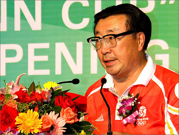 中國(guó)企業(yè)體育協(xié)會(huì)副主席、原國(guó)家體育總局社體中心主任李杰致詞